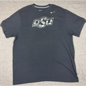 Nike Oklahoma State Cowboys Shirt Men’s 3XL Gray Dri-FIT Camo OSU NCAA