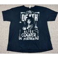 Alice Cooper Theatre of Death 2009 Tour Shirt Men's XL Black Double Sided