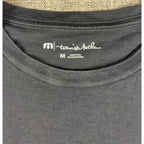 TravisMathew T Shirt Mens M Black Graphic Golf Sunset Established 2007 Tee