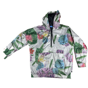 adidas Originals AJ8875 Floral Windbreaker Women S Trefoil Half Zip Anorak 2015