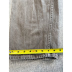 Member's Property Jeans Mens 36x32 Gray Brown Relaxed Straight Y2K Baggy Denim