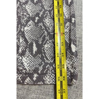 Urban Outfitters Snake Print Pants Womens S Gray White Pull On Cropped 25.5