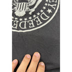 Ramones Womens Small Black Graphic Tee Johnny Joey Dee Dee Punk Rock Shirt