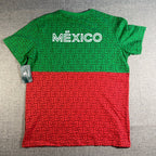 Mexico National Team Soccer Shirt Mens Medium NWT Green Red Futbol Fan Tee