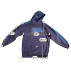 Dallas Mavericks Adidas Hoodie Blue NBA Pullover Sweatshirt No Size Tag Fits S