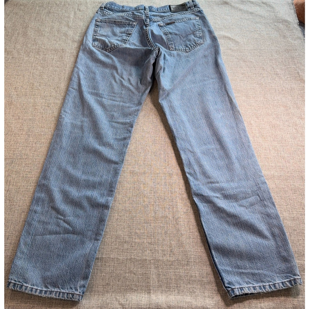 Harley-Davidson MotorClothes Jeans Womens 12 Light Wash Denim Biker Distressed
