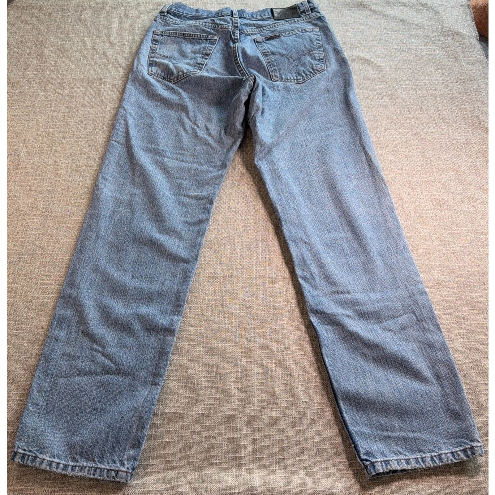 Harley-Davidson MotorClothes Jeans Womens 12 Light Wash Denim Biker Distressed