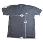 Carhartt Pocket T Shirt Men XL Tall Faded Black Heavyweight Workwear Cotton