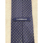 Vintage Silk Tie Lot J.Crew Croft & Barrow Blue Geometric Striped Mens Neckties
