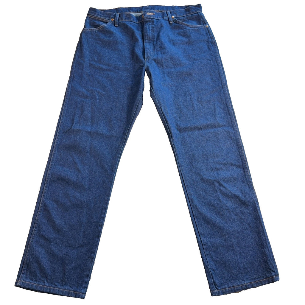 Wrangler 13MWZPW Cowboy Cut Jeans Mens 38x32 Blue Denim Western Original Fit