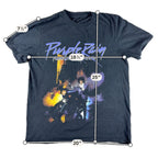 Prince Purple Rain T Shirt Mens M Black Motorcycle Album Graphic Music Tee