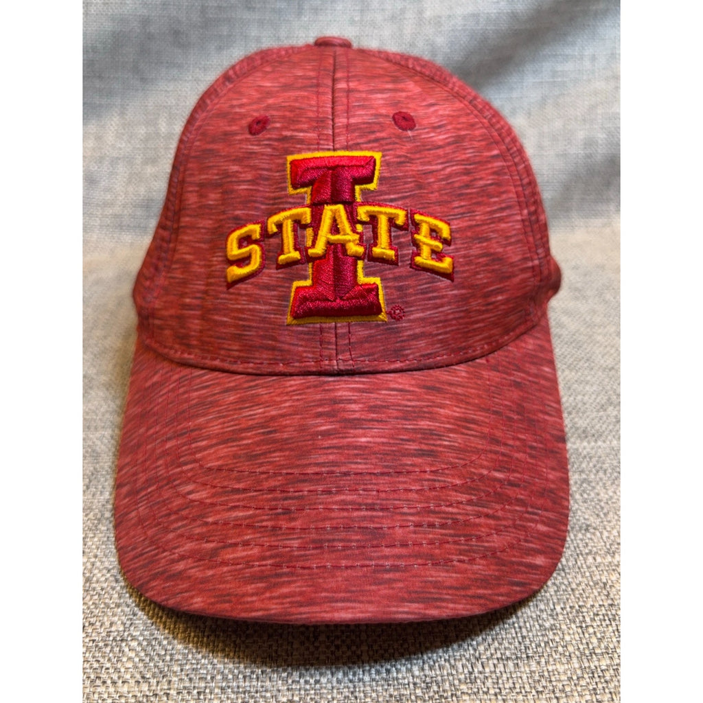 Iowa State Cyclones Cap Red Heather Adjustable Embroidered NCAA College Hat