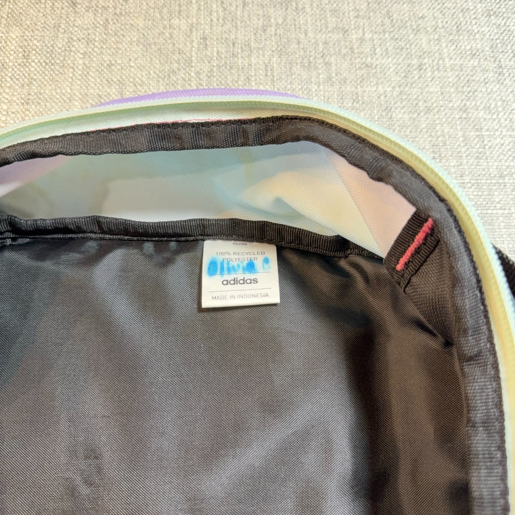 Adidas Pastel Ombre Backpack 18" Multicolor School Laptop Bookbag