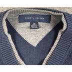 Tommy Hilfiger Auburn Tigers Sweater Mens S Navy V Neck Cotton NCAA