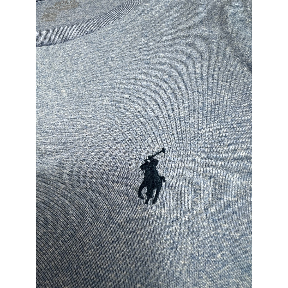 Polo Ralph Lauren Performance T Shirt Mens Large Blue Gray Pony Logo Athletic