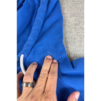 Adidas Originals Trefoil Hoodie Mens M Blue White Pullover Sweatshirt 2017