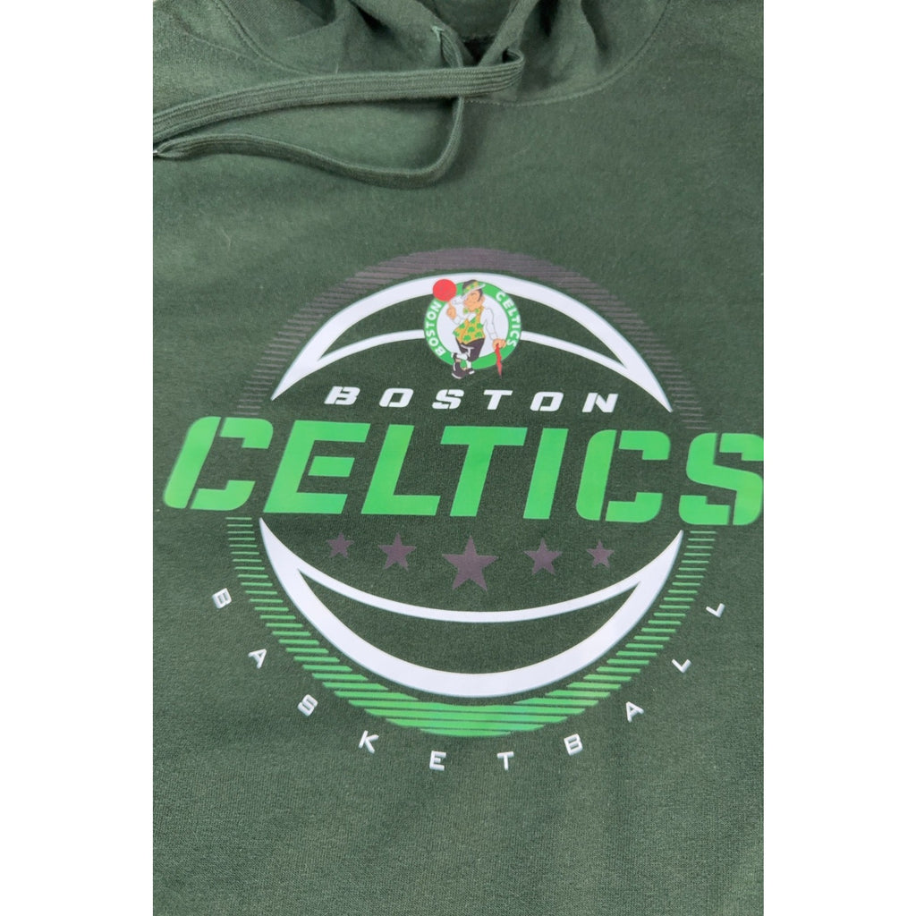 Boston Celtics Hoodie Mens M Green NBA Gildan Pullover Basketball Sweatshirt
