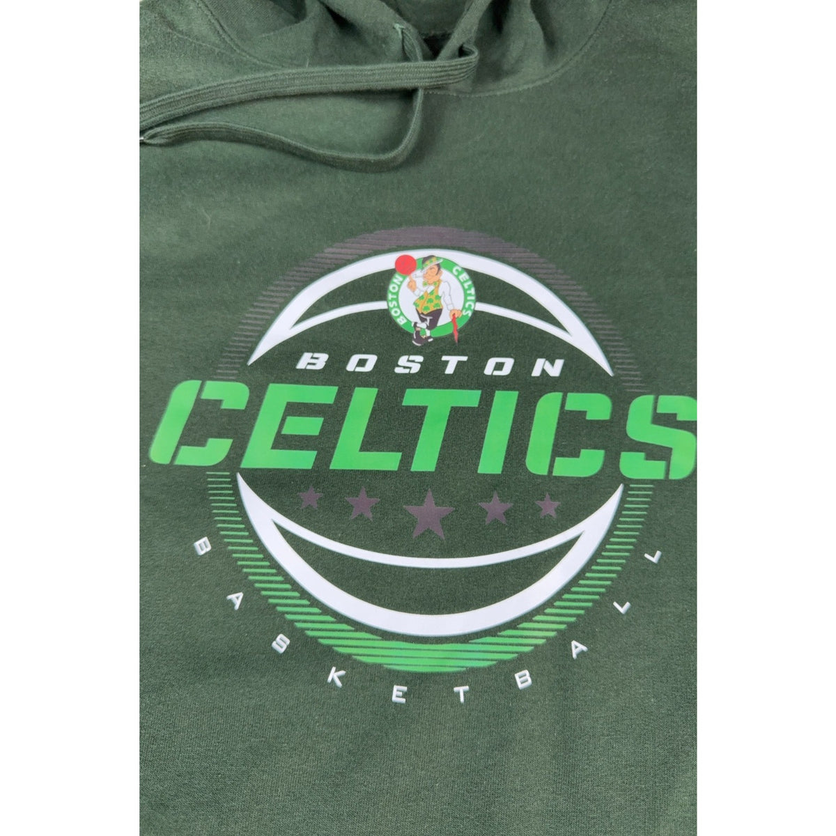 Boston Celtics Hoodie Mens M Green NBA Gildan Pullover Basketball Sweatshirt