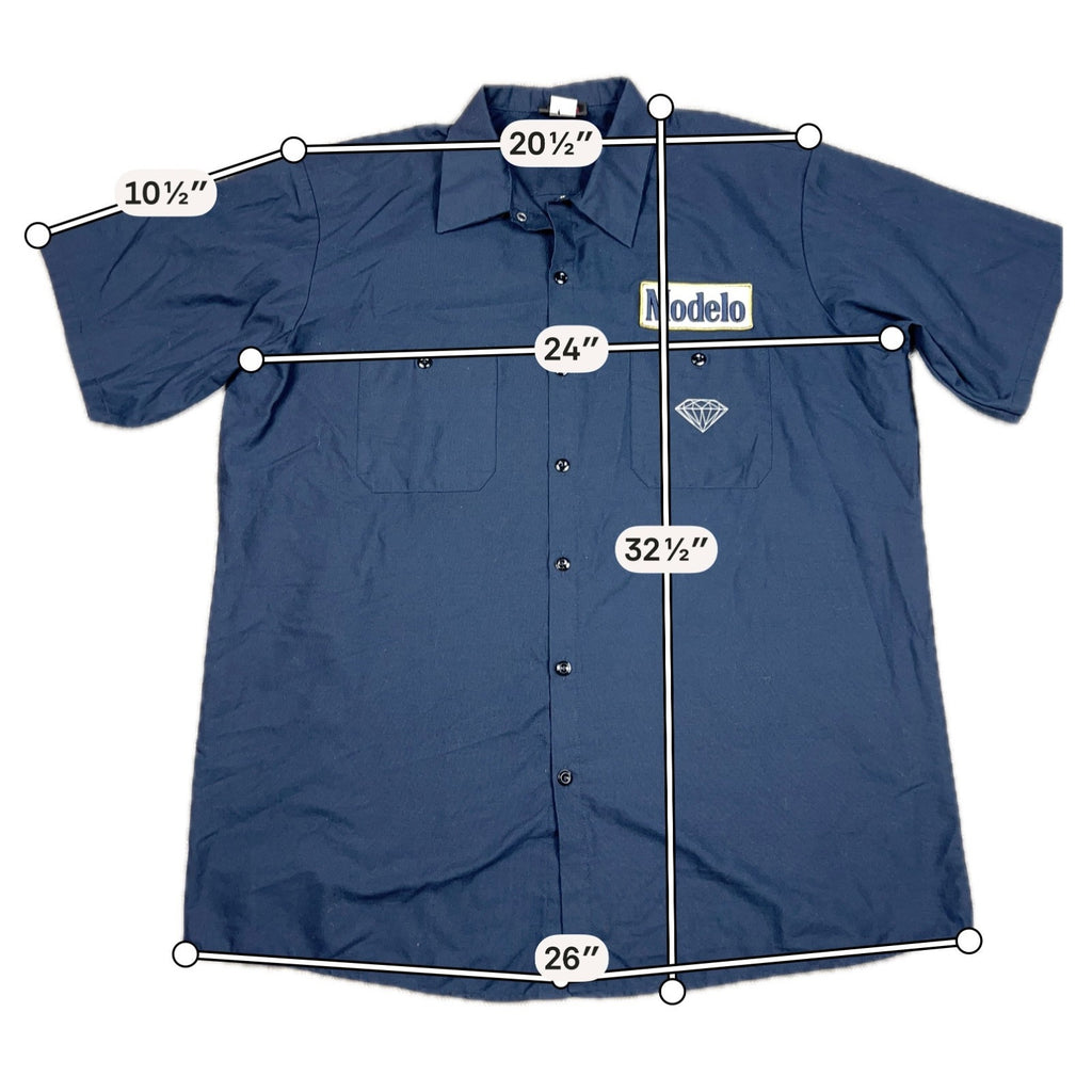 Diamond Supply x Modelo Dallas Mavericks NBA Button Shirt XL Skeleton