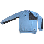 NBA Sweatshirt Men Small Blue Black Colorblock Utility Pocket Crewneck Fleece