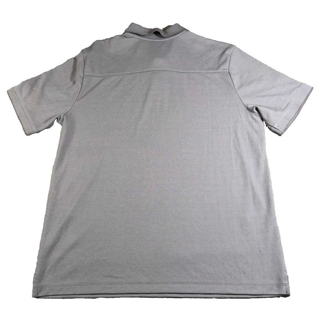 Tommy Bahama Polo Shirt Mens M Gray Marlin Logo 100% Cotton Golf Casual