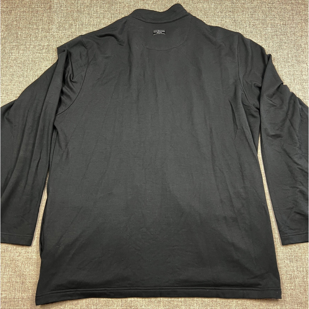 TravisMathew Newport Full Zip Fleece Jacket Men's XL Black 81Eighty Golf
