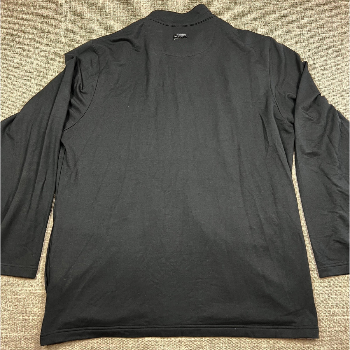 TravisMathew Newport Full Zip Fleece Jacket Men's XL Black 81Eighty Golf