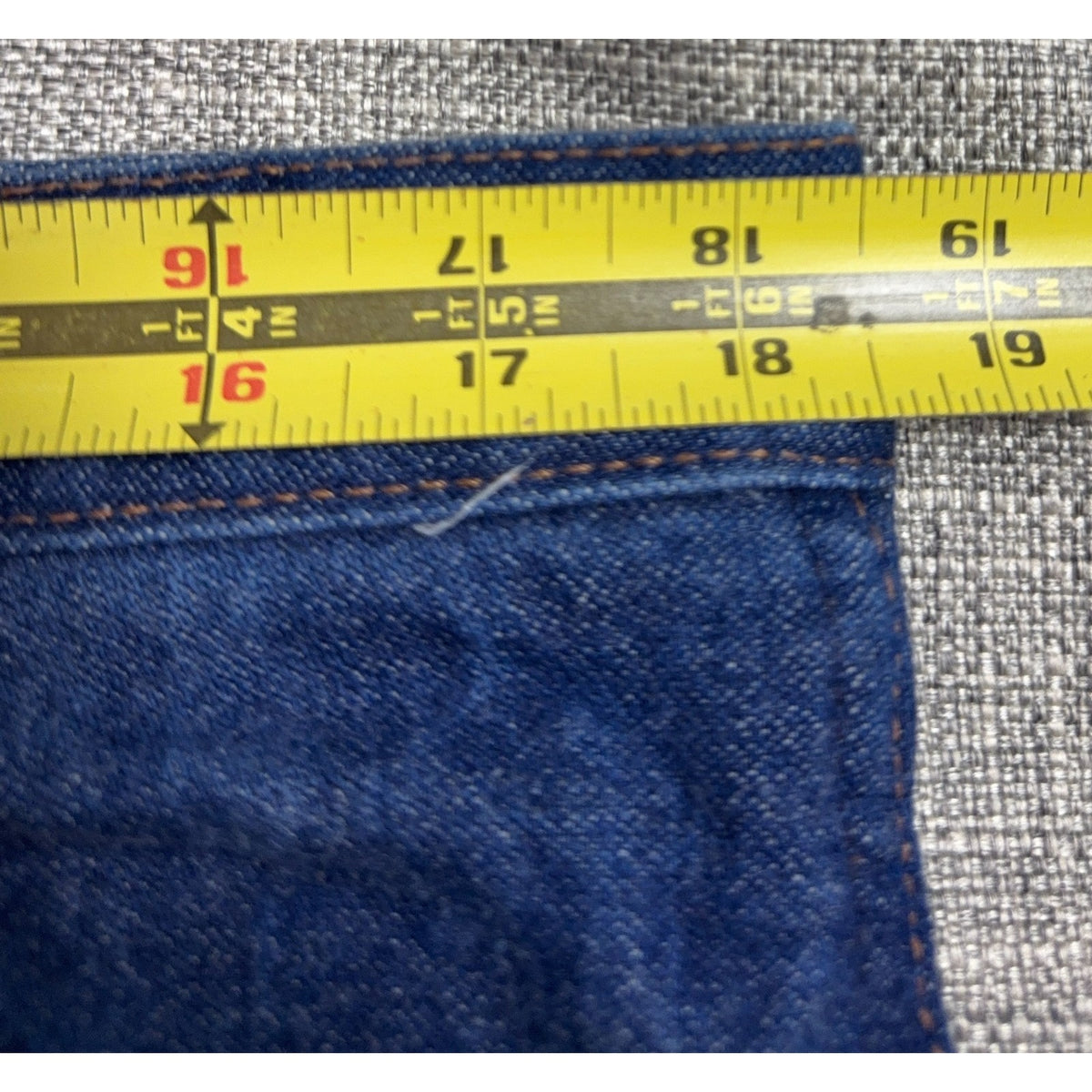 Vintage Wrangler 13MWZ Cowboy Cut Jeans Men's 38x34 USA Made 36x32