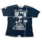 Alice Cooper Theatre of Death 2009 Tour Shirt Men's XL Black Double Sided