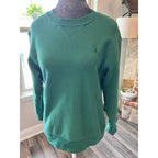 Champion Crewneck Sweatshirt Womens Small Green USA Athletic Embroidered Logo