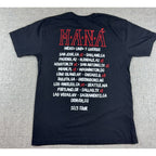 Mana Mexico Lindo y Querido 2023 Tour T Shirt Black Skull Roses Concert Tee