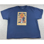 Smashing Pumpkins Spirits On Fire Tour 2022 Shirt XL Navy Tarot Band Tee