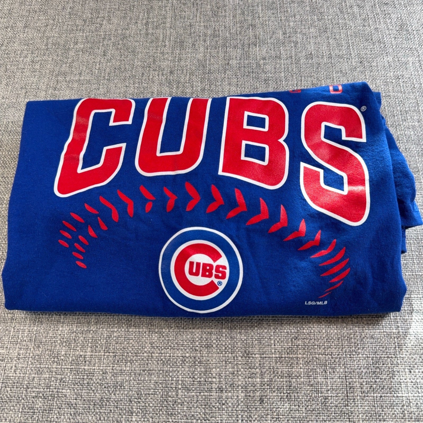 Chicago Cubs MLB Genuine Merchandise T Shirt Men 2XL Blue Baseball Graphic Tee