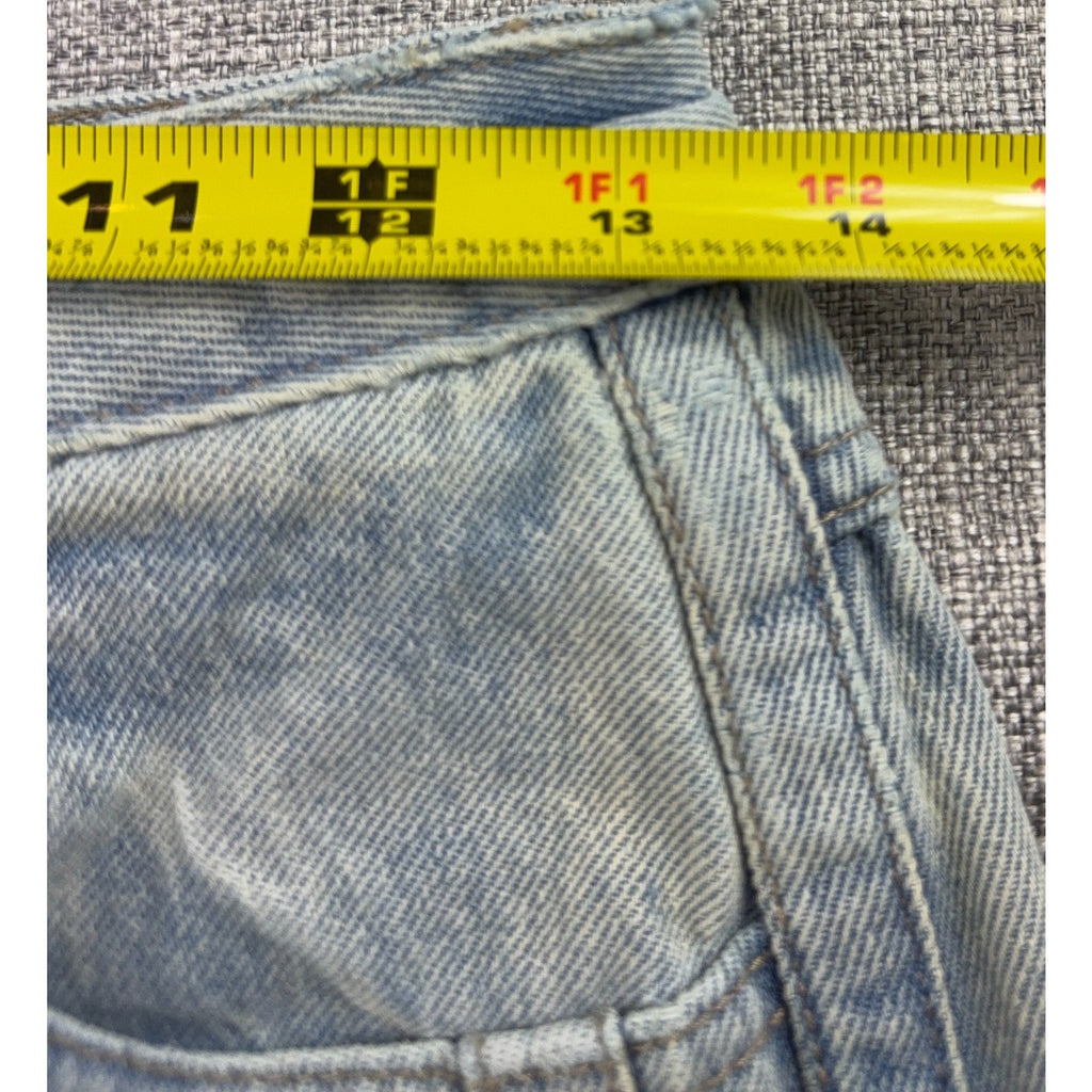 Missguided Women 25 Light Wash High Rise Wide Leg Jeans NWT Panel Detail