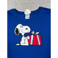 Nite Nite Munki Munki Peanuts Snoopy Christmas Sleep Shirt Women's XXL Blue