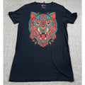 Ay Guey Jaguar Graphic T Shirt Mens S Black Mexican Art Stretch Tee