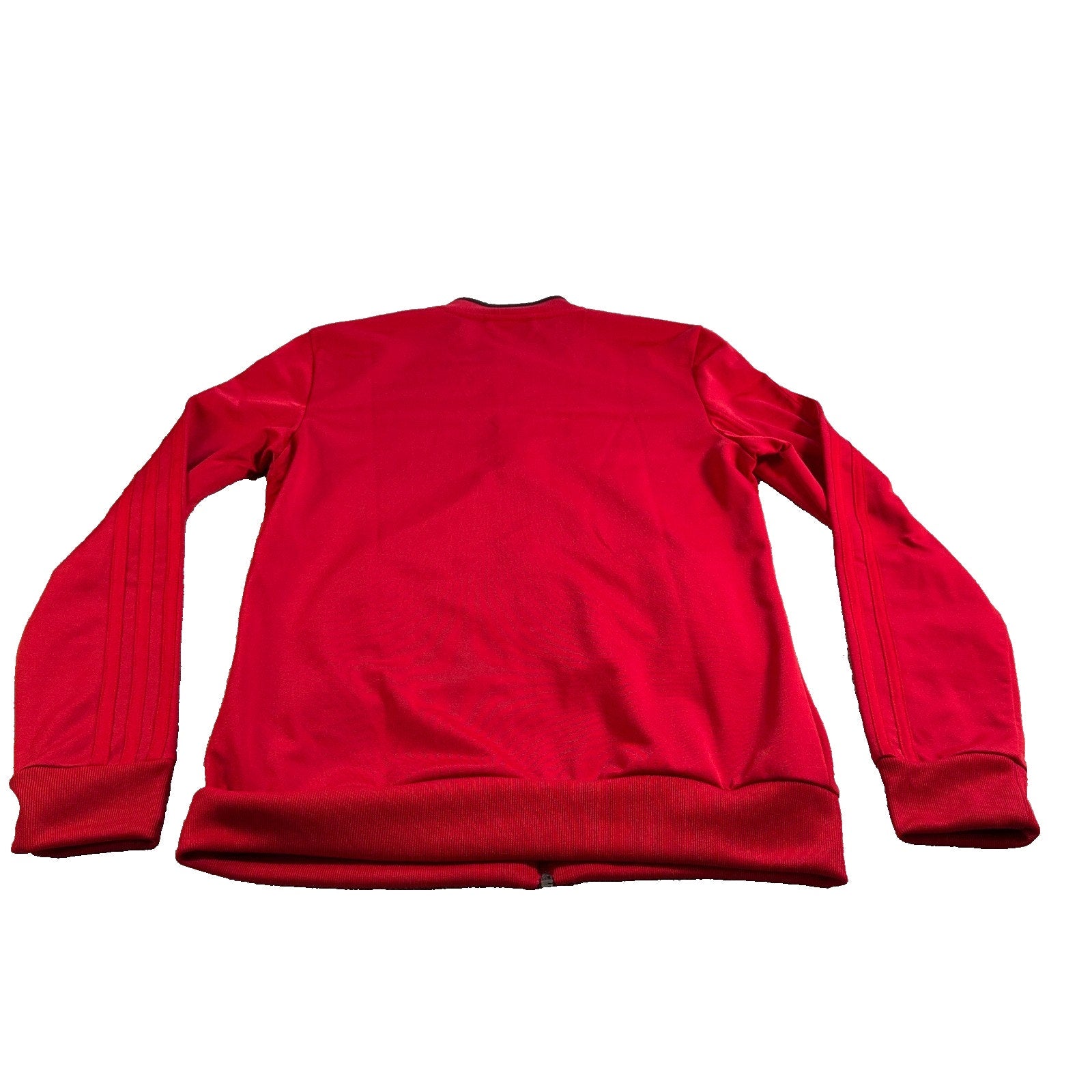 Adidas FC Dallas MLS Soccer Jacket Womens S Red Full Zip Track Warm Up 3 Stripe