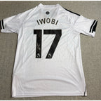 Alex Iwobi Signed Fulham 2025/26 Adidas Home Jersey M COA #17