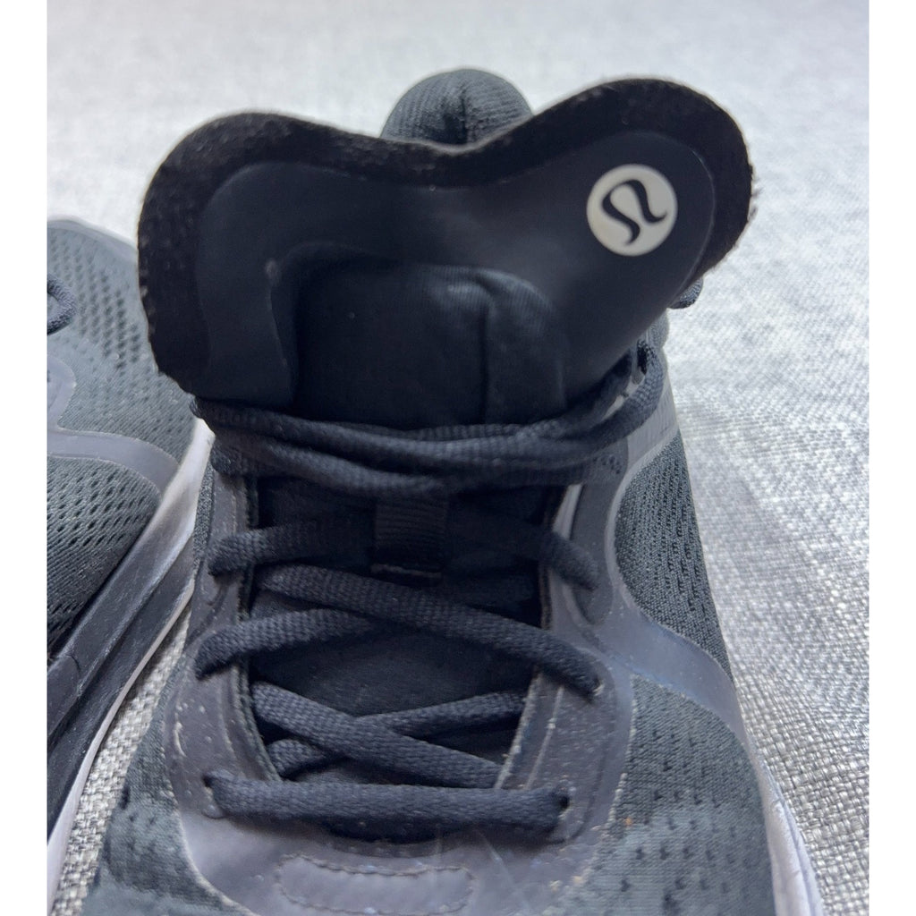 lululemon Blissfeel Run Sneakers — Women’s 7.5, Black/White, Fair Condition