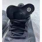 lululemon Blissfeel Run Sneakers — Women’s 7.5, Black/White, Fair Condition