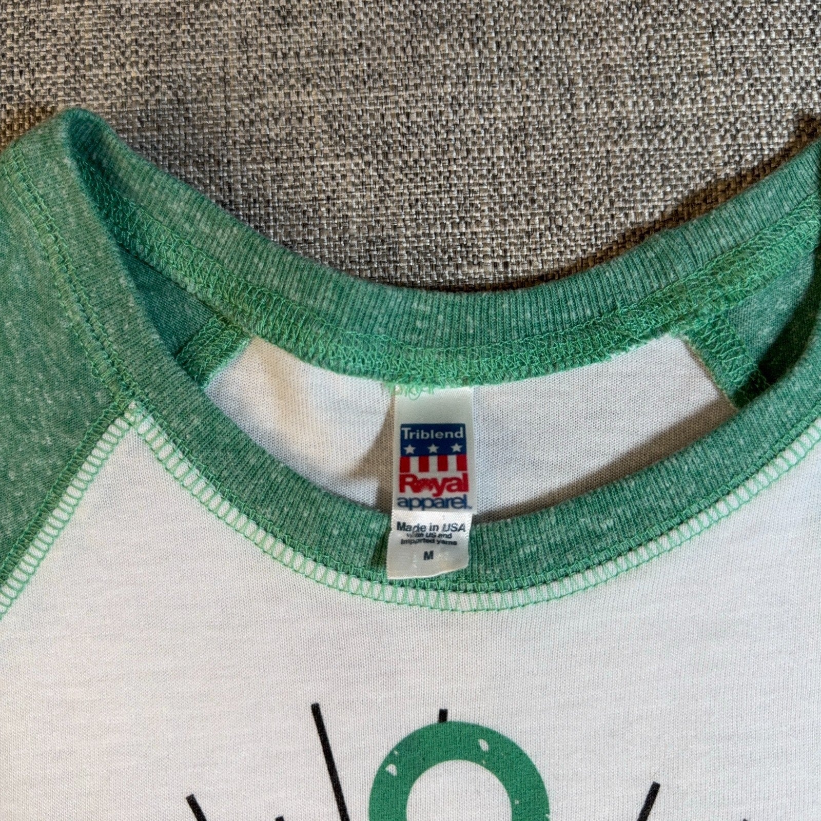 Dropkick Murphys Raglan Baseball Shirt Mens Medium Royal Apparel USA Made Band T