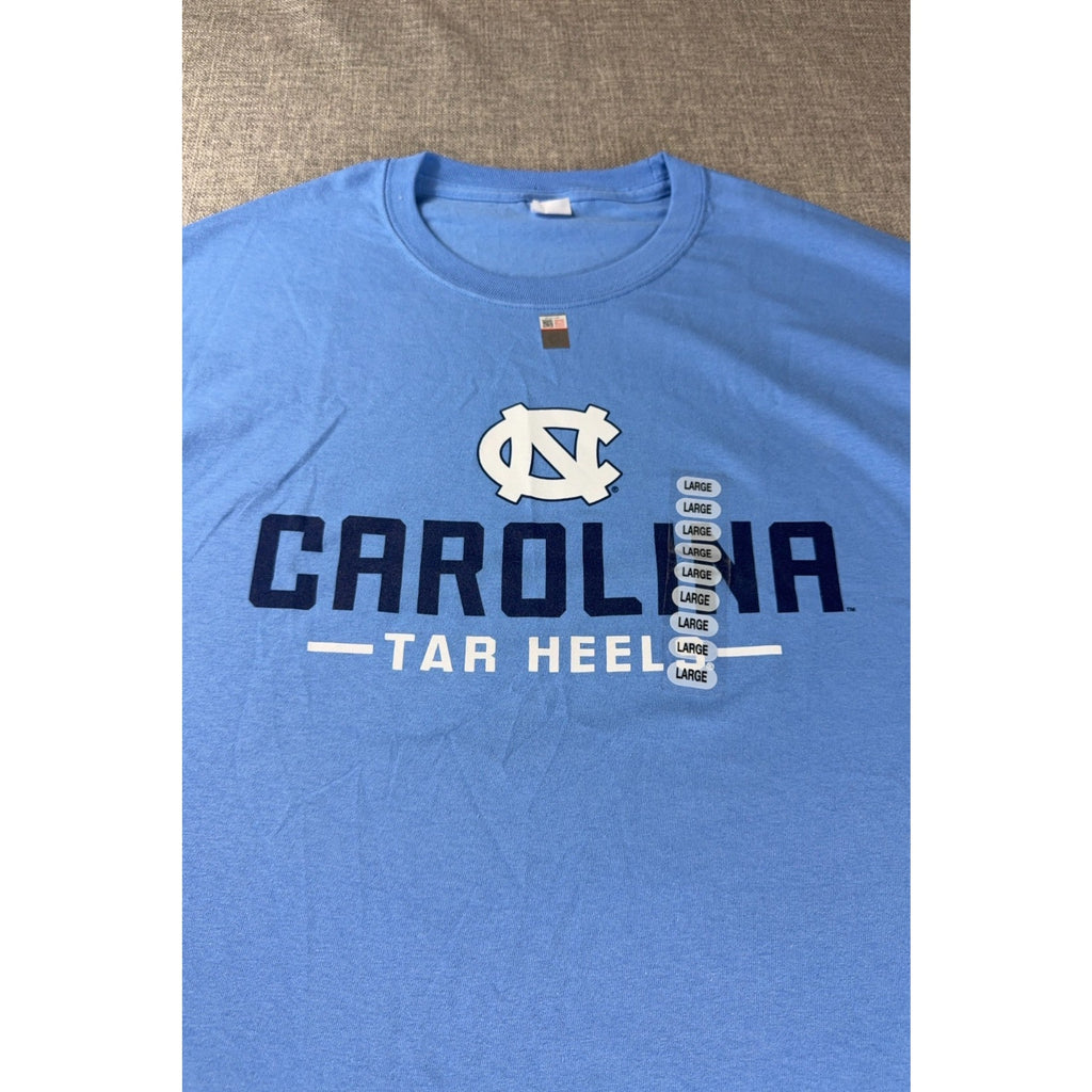 UNC Tar Heels T Shirt Mens Large Carolina Blue North Carolina NCAA Basketball