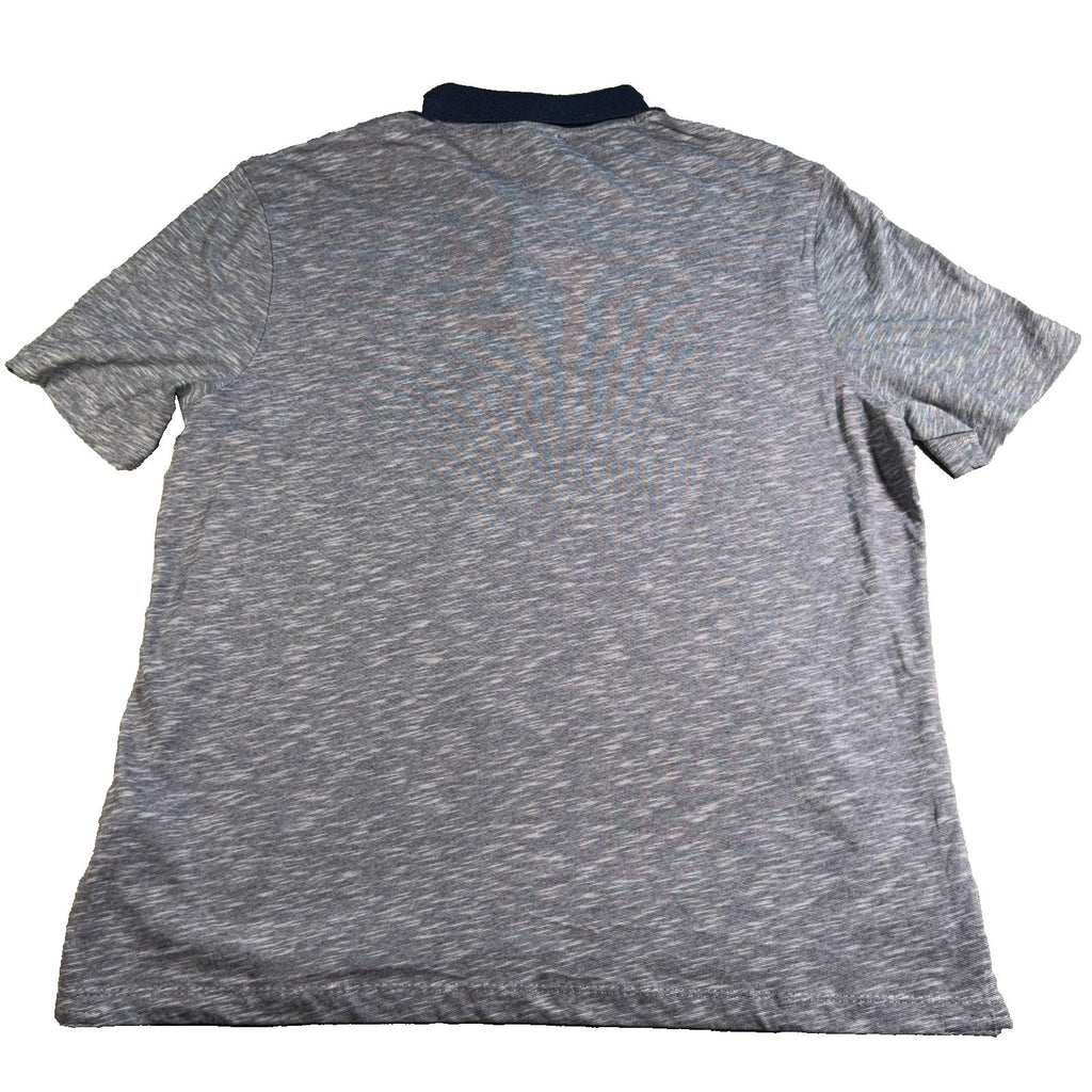 Ted Baker DALMOR Polo Shirt Mens Size 5 XL NWT Gray Navy 100% Cotton