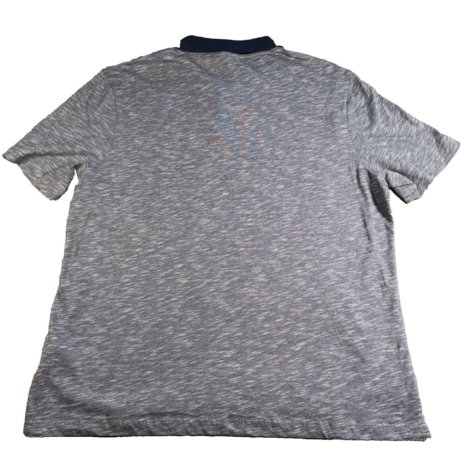 Ted Baker DALMOR Polo Shirt Mens Size 5 XL NWT Gray Navy 100% Cotton