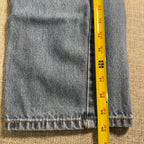 Levi's 505 Regular Fit Jeans Mens 34x32 Light Wash Straight Leg 100% Cotton