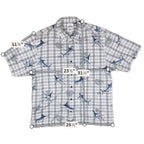 Guy Harvey AFTCO Bluewater Shirt Mens XL Marlin Plaid Fishing Button Up