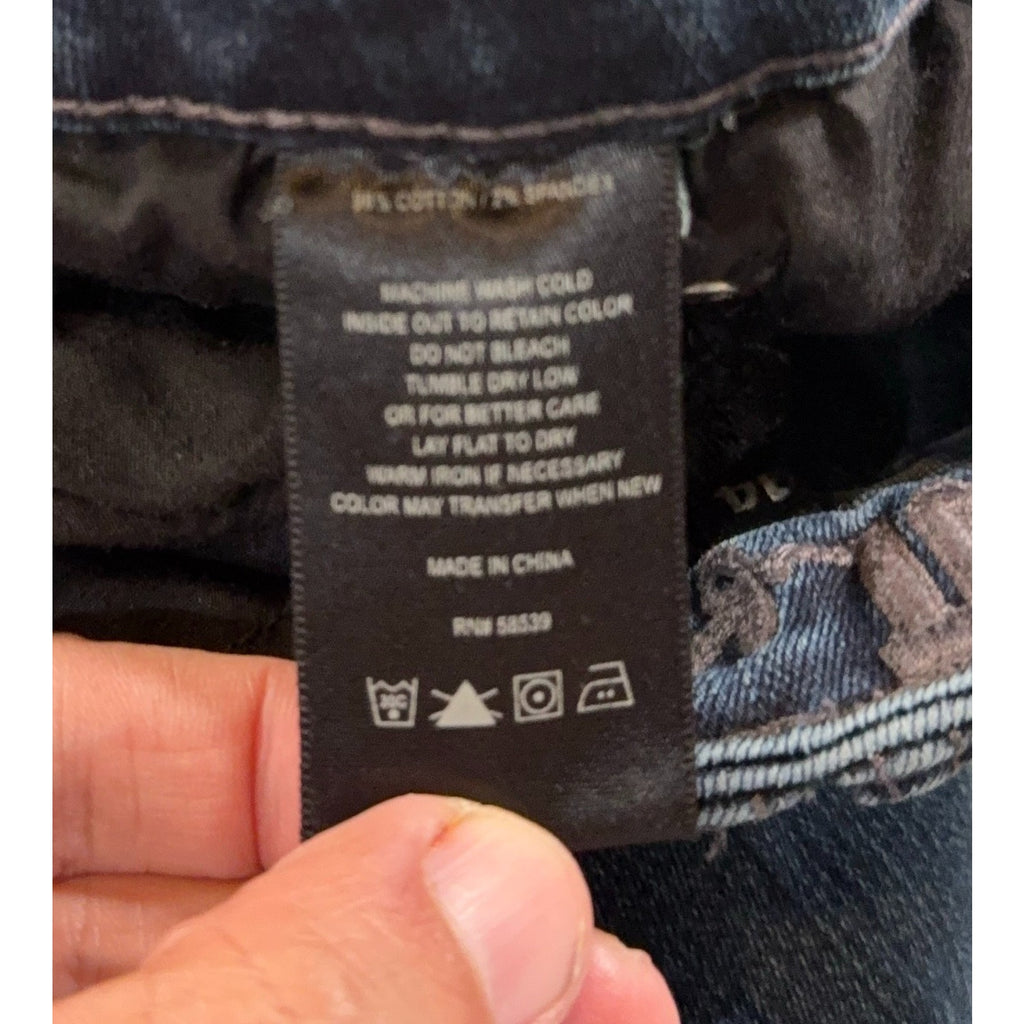 KUT From The Kloth Womens 14 Baby Bootcut Jeans Dark Wash Stretch 33x29