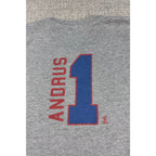 Elvis Andrus Texas Rangers T Shirt Mens XL Gray 47 Brand MLB Baseball #1 Graphic
