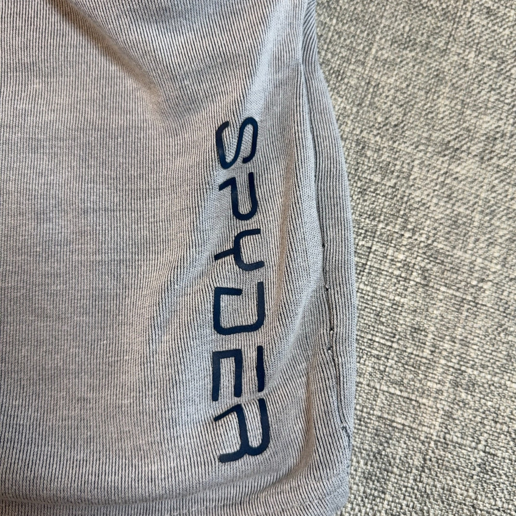 Spyder Women's M Gray Lounge Shorts Soft Viscose Drawstring Logo 3.5 Inseam