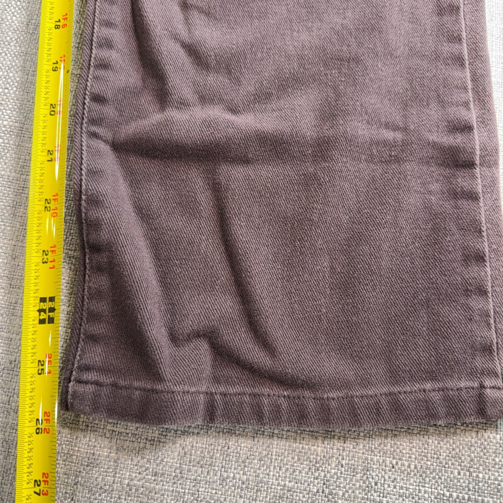 Tommy Hilfiger Mens Jeans 32x26 Brown Straight Leg Paisley Pocket Y2K